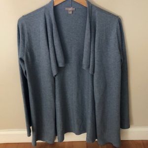 J Jill cardigan, blue, medium